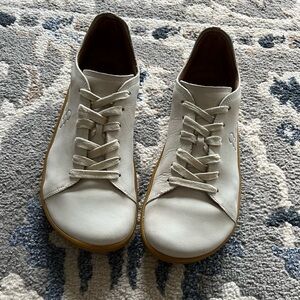 Vivobarefoot Addis • Cement Leather Barefoot Sneakers • Men’s 12 / EU 45